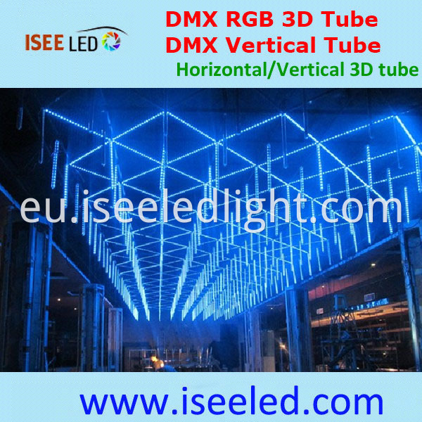 RGB DMX512 LED 3D Tube